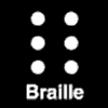 Symbole d'accessibilité : Braille