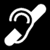 Symbole d'accessibilité : Services offerts aux personnes ayant une déficience auditive